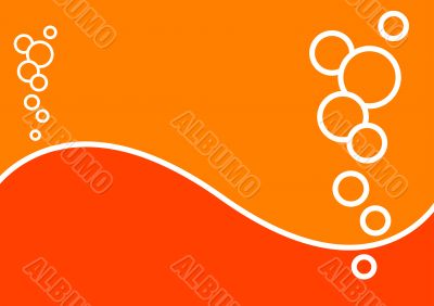 Orange bubbles