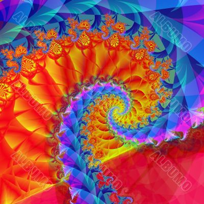 an abstract background