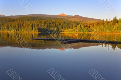 Silent lake.