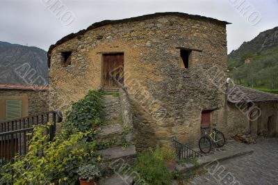 Mountain fortress.