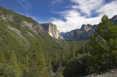 Granite and wood.