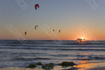 Parachutes.