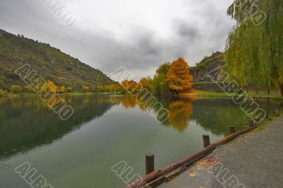 Lake smooth surface