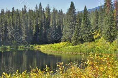 Silent lake.