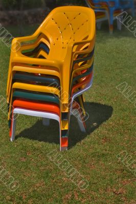 Beach armchairs