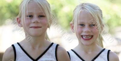 Two happy girls