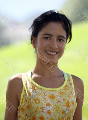 Smiling indian girl