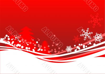 red christmas background