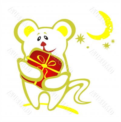 mouse and red box