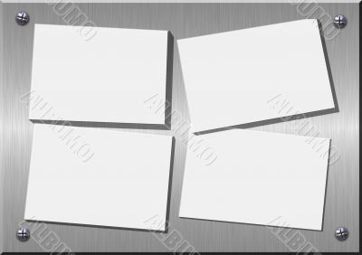 The tablet from silvery metal.
