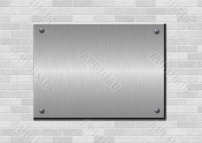 The tablet from silvery metal.