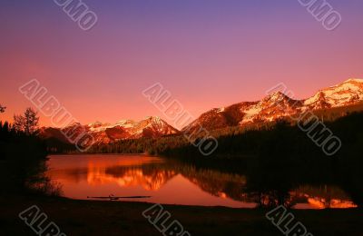 High Mountain Sunrise