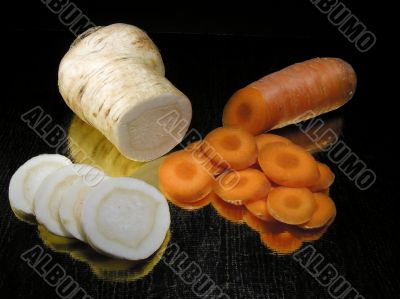 Parsley and carrot