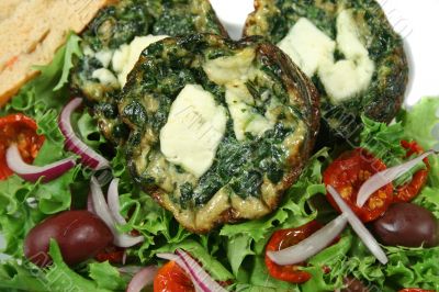 Spinach And Fetta Frittatas