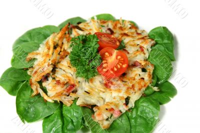 Bacon And Chive Potato Patty