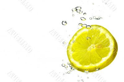 Lemon splashing