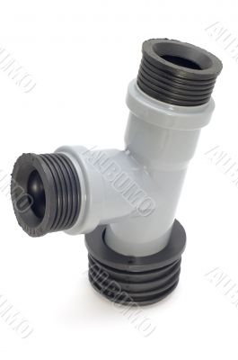 plastic pipe with junk ring