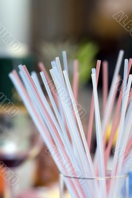 The straws