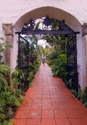 Tiled Walkway