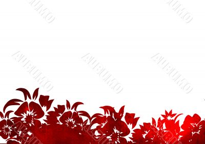 floral style backgrounds frame