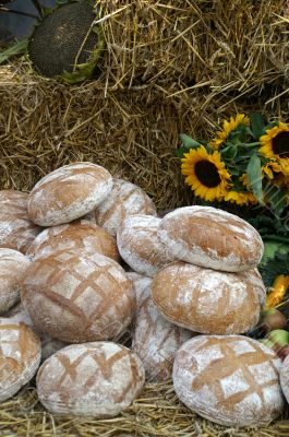 Round countru bread