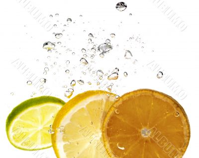 Splasing citrus