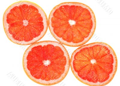 Grapefruit slice