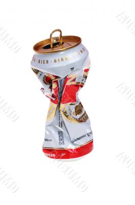 Crushed can