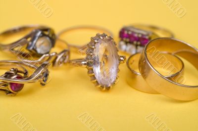 Rings close-up