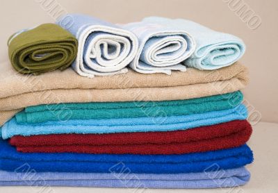 Colorful towels