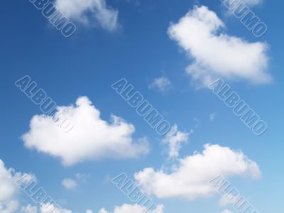 Sky with clouds