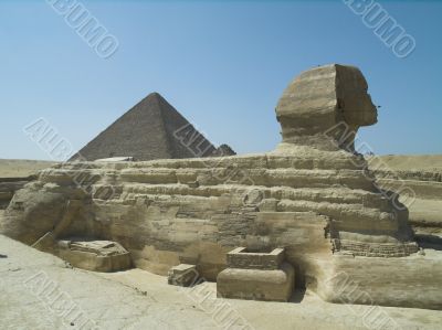 Sphinx and The Greate Pyramid