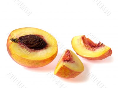 Pieces of nectarine