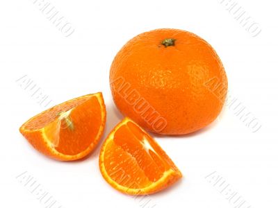 Lobules of tangerine
