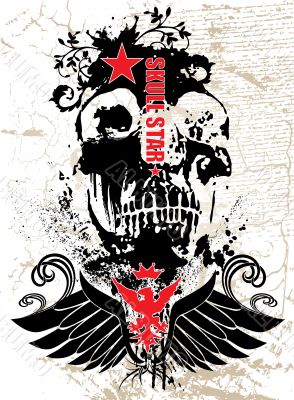 black skull