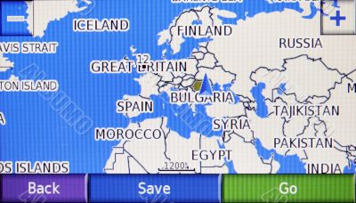 GPS screen