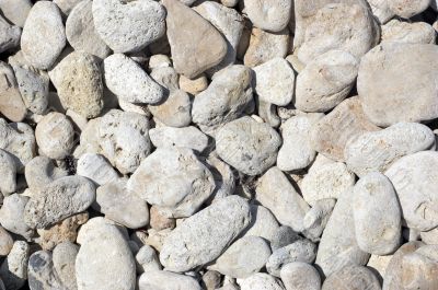 limestone pebbles texture