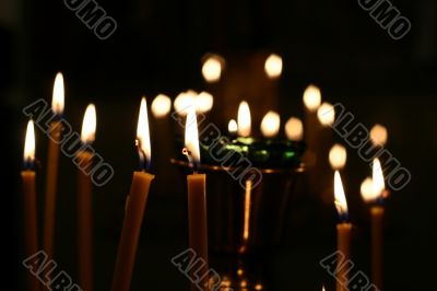 Light of candles