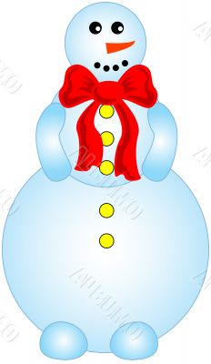 Smailing snowman