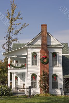 Christmas House Chimney