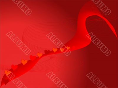 Abstract love background