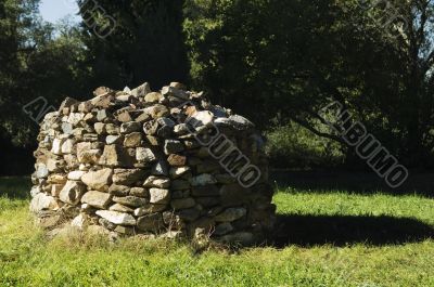 Stone pile