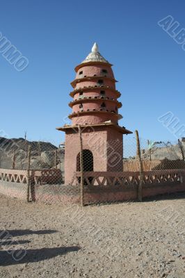 Construction in desert