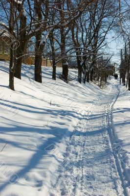 Winter day at Suzdal, Russia