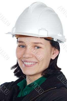 Attractive young engineer