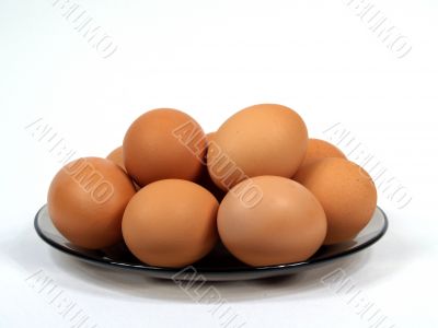 egg on plate