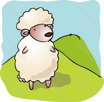Cartoon sheep
