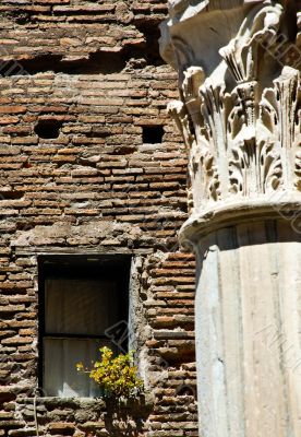 Window in Roman Ruins