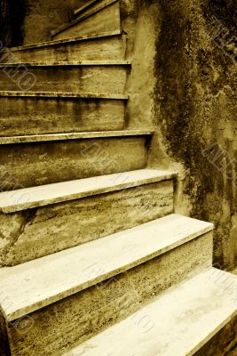 Old Italian stairway