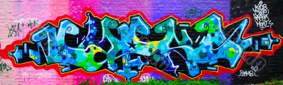 Amazing colorful graffiti